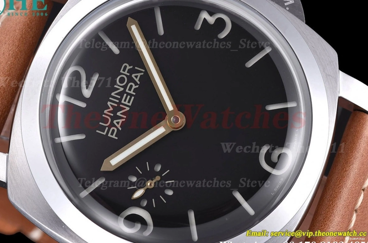 A6497 LE Brown HWF Dial Luminor SS Pam1080 47mm 1219